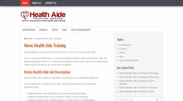 healthaidetrainingcenter.com