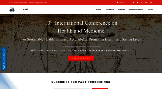 healthandmedicineconference.globalacademicresearchinstitute.com