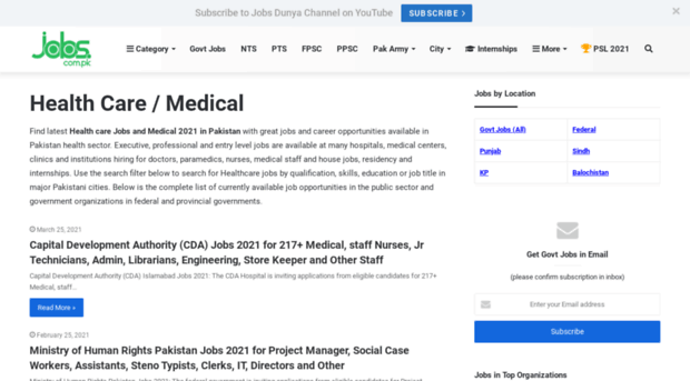 healthcare.jobs.com.pk