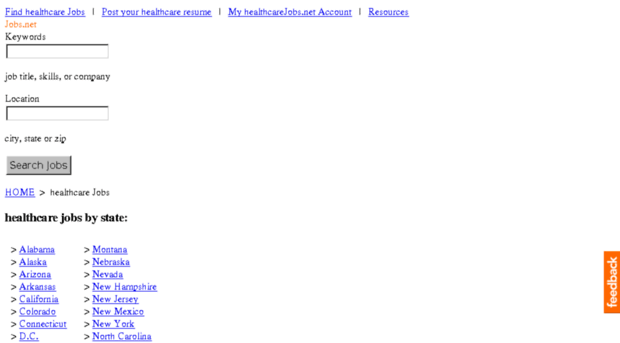 healthcare.jobs.net
