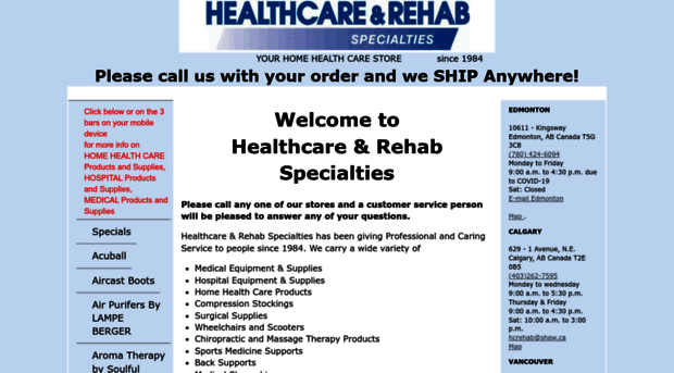 healthcareandrehab.com