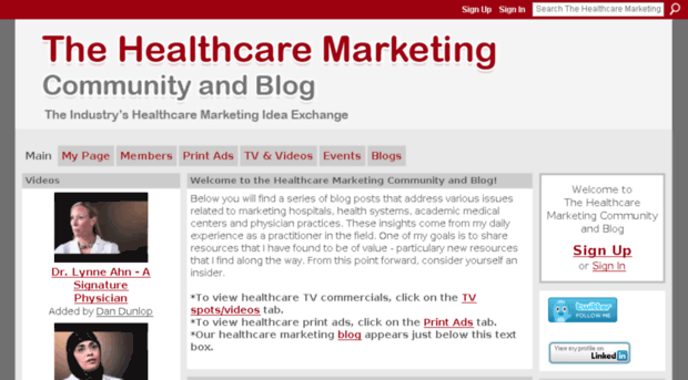 healthcaremarketing.ning.com