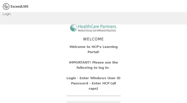 healthcarepartners.exceedlms.com