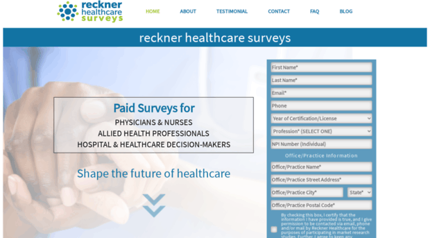 healthcaresurveys.reckner.com
