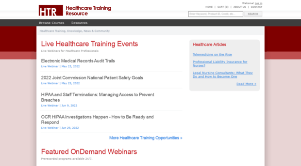 healthcaretrainingresource.com