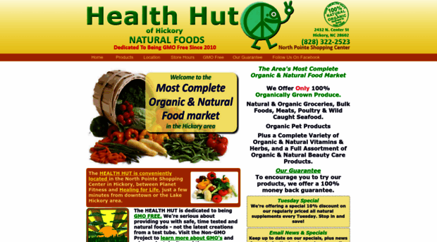 healthhutofhickory.com