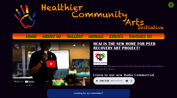 healthiercommunityartsinitiative.com