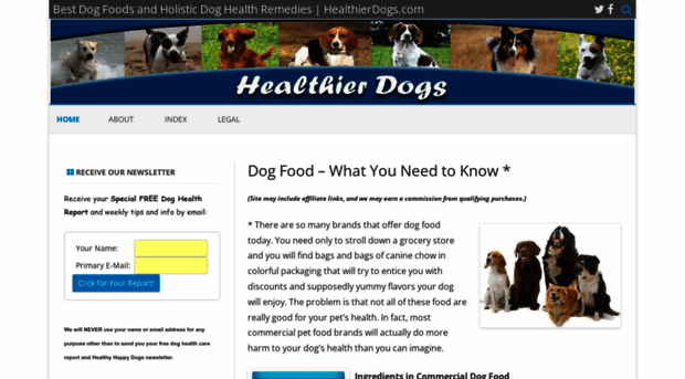 healthierdogs.com