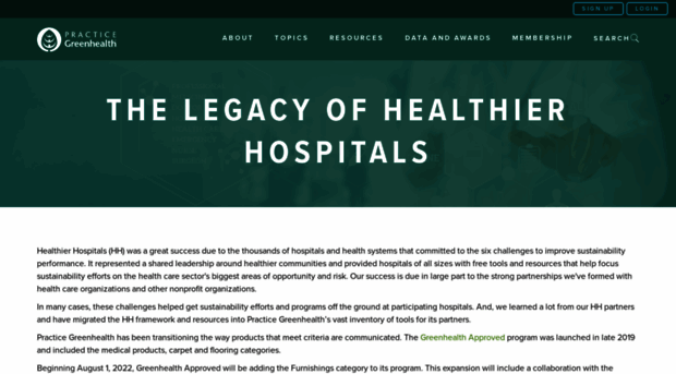 healthierhospitals.org