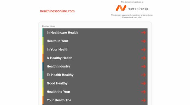 healthinessonline.com