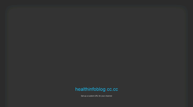 healthinfoblog.co.cc