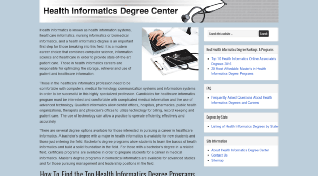 healthinformaticsdegrees.org