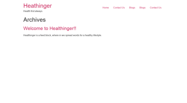 healthinger.com