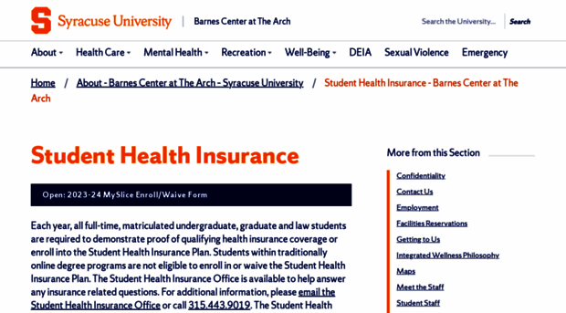 healthinsurance.syr.edu