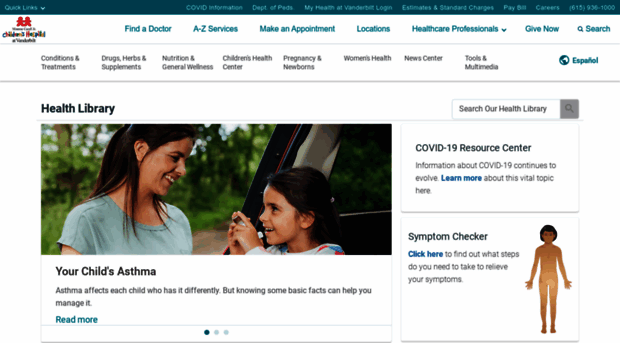 healthlibrary.childrenshospitalvanderbilt.org