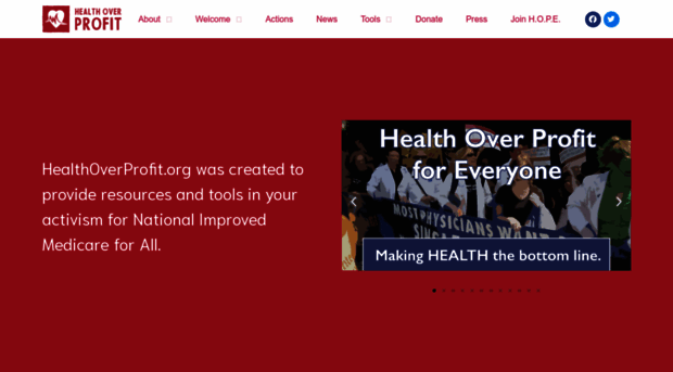 healthoverprofit.org