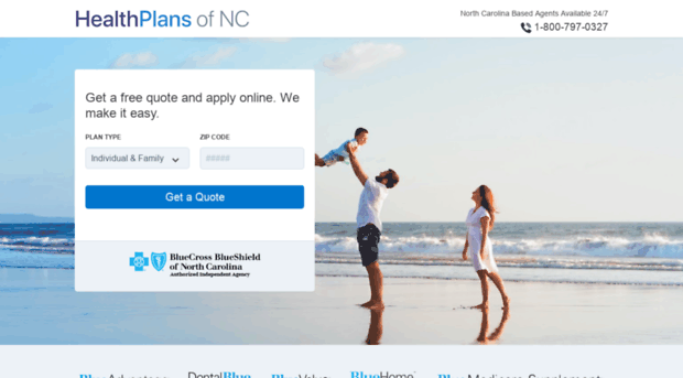 healthplansofnc.com