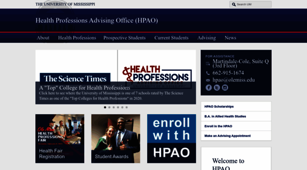 healthprofessions.olemiss.edu