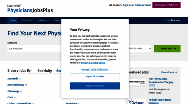 healthprofessionsjobsplus.com