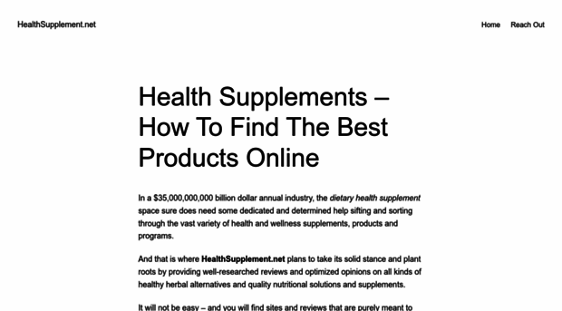 healthsupplement.net