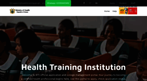 healthtraining.gov.gh