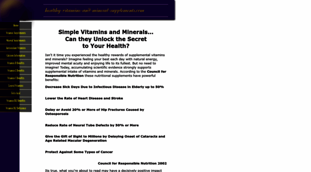 healthy-vitamins-and-mineral-supplements.com