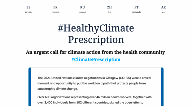 healthyclimateletter.net