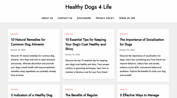 healthydogs4life.com