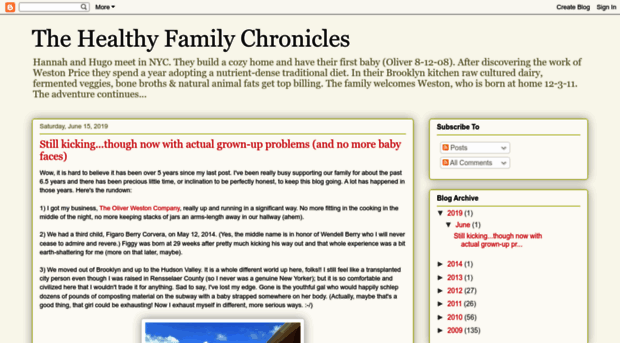 healthyfamilychronicles.blogspot.com