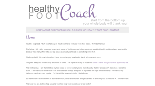 healthyfootcoach.com