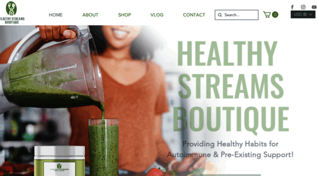 healthystreamsboutique.com