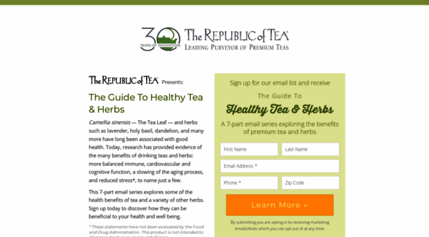 healthytea.republicoftea.com