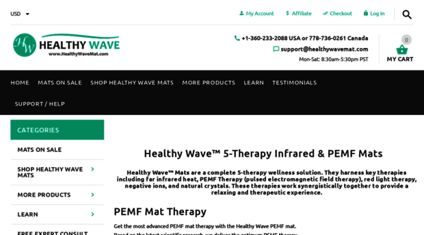 healthywavemat.com