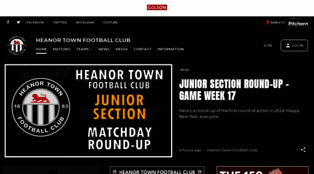 heanortownfc.co.uk