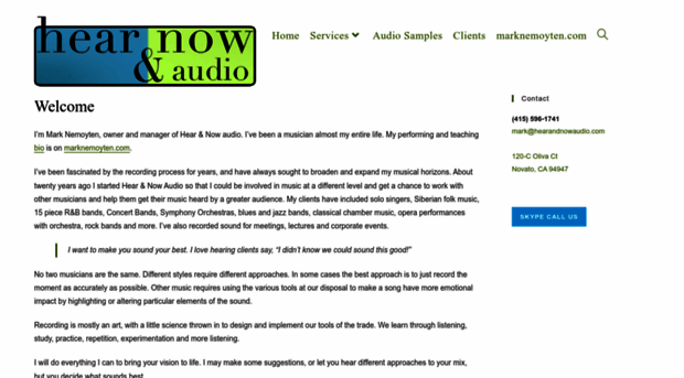 hearandnowaudio.com