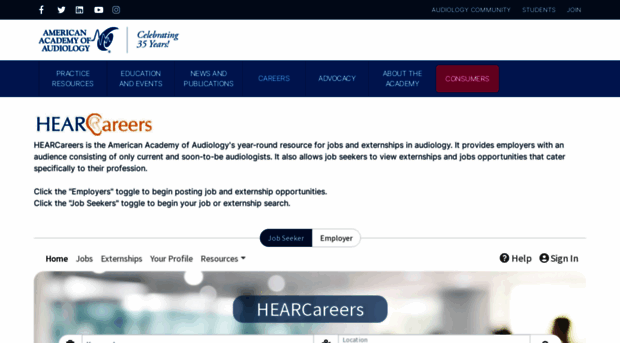 hearcareers.audiology.org