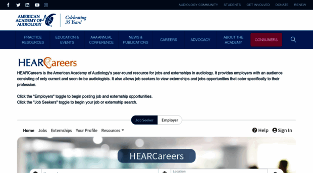 hearcareers.org