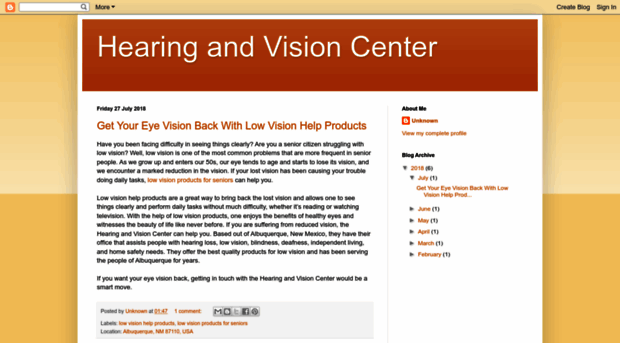 hearingandvisioncenter.blogspot.in