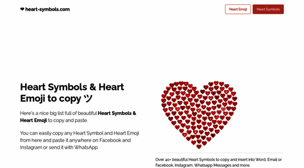 heart-symbols.com