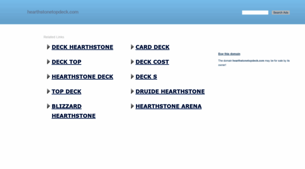 hearthstonetopdeck.com
