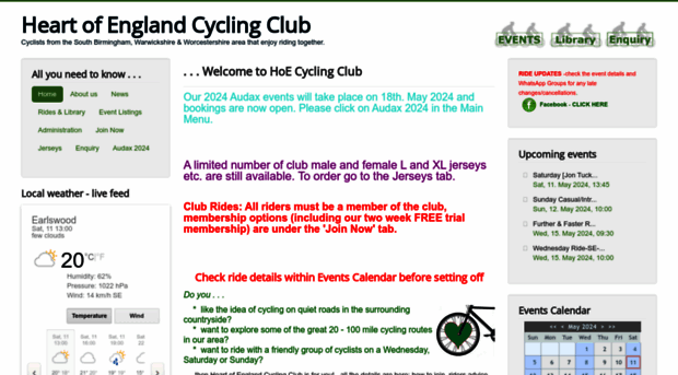 heartofenglandcyclingclub.org.uk