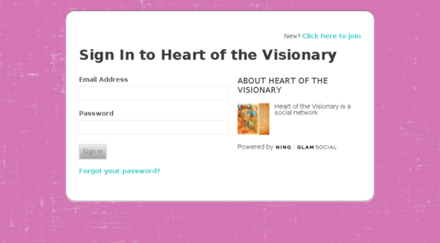 heartofthevisionary.ning.com