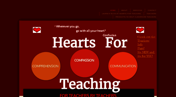 heartsforteaching.com