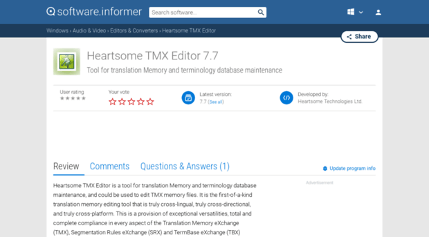 heartsome-tmx-editor.software.informer.com