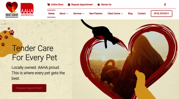 heartwoodanimalhospital.com