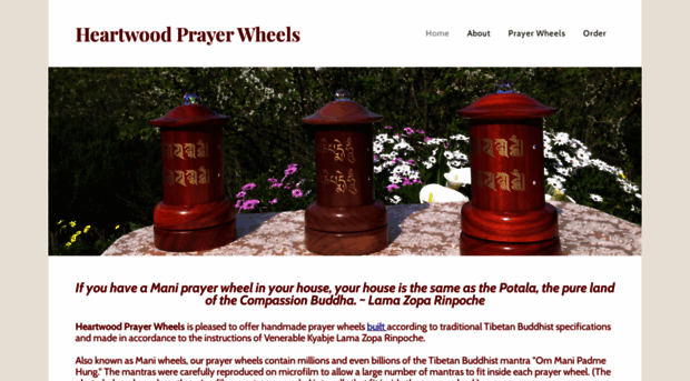 heartwoodprayerwheels.com