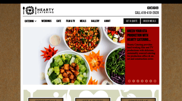 heartycatering.com