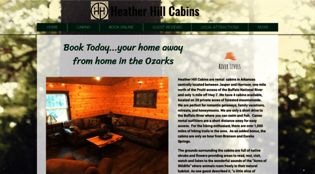 heatherhillcabins.net