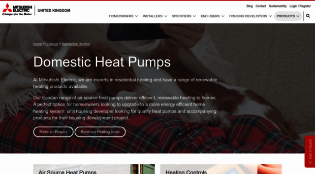 heating.mitsubishielectric.co.uk