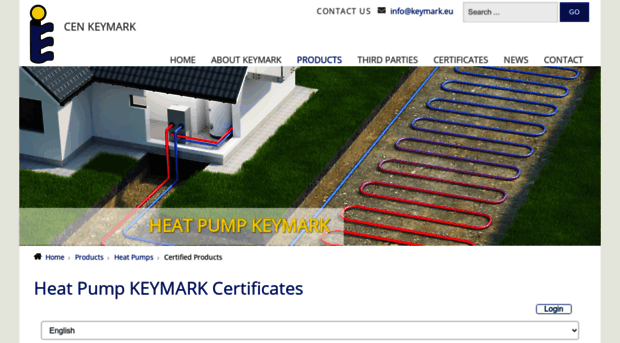 heatpumpkeymark.com